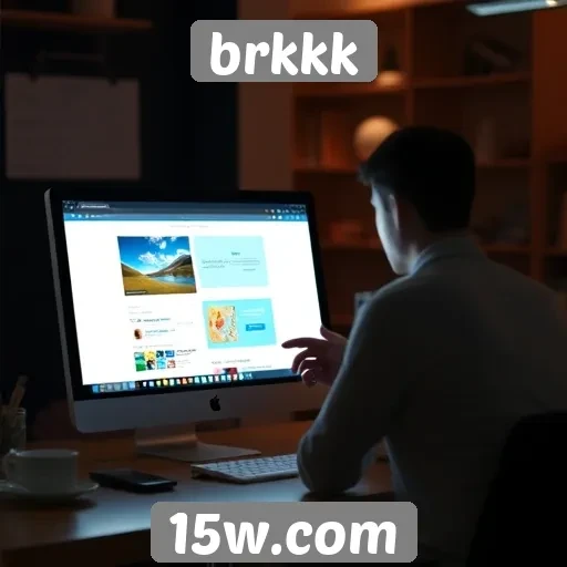 análise de recursos de interação no site brkkk